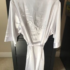 “Bride” white robe